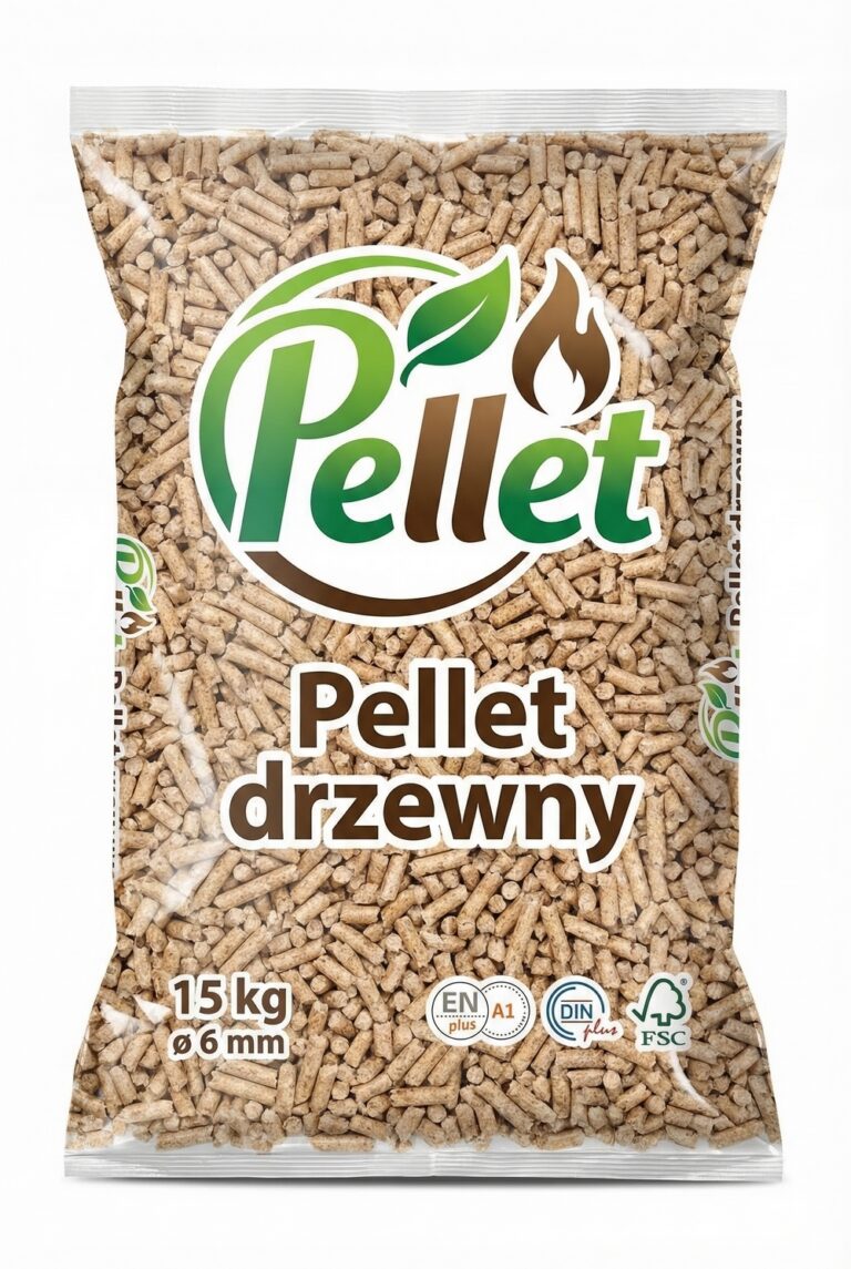 Worek 15 kg pelletu drzewnego o średnicy 6 mm, idealnego do efektywnego ogrzewania. Pellet dostępny z dostawą, przyjazny dla środowiska i wydajny w użytkowaniu.