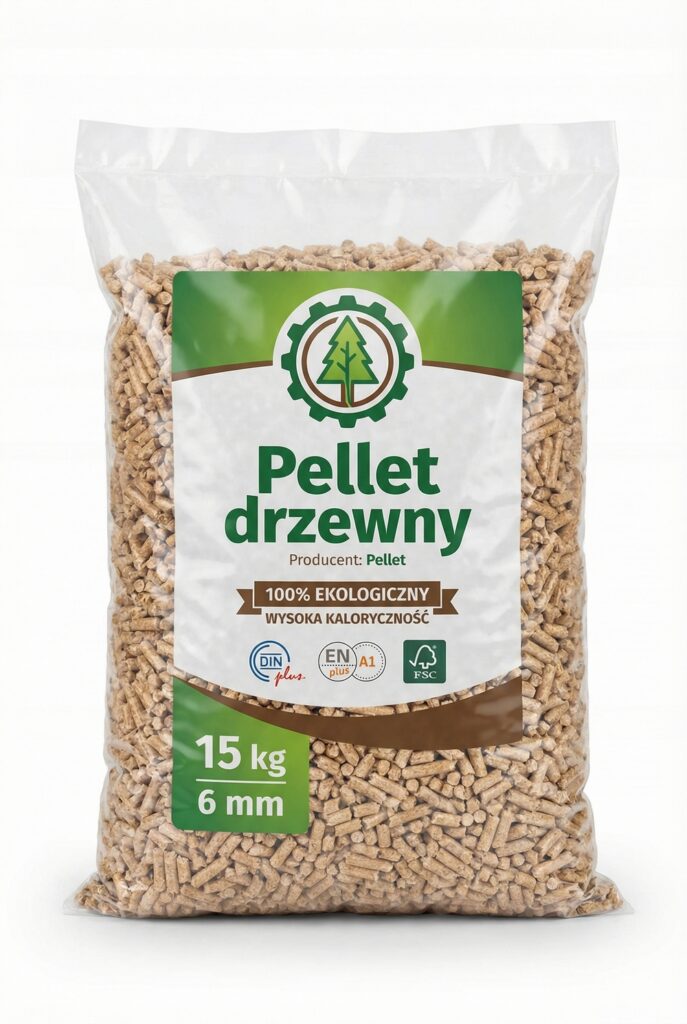 Kałuszyn - Ekologiczny pellet drzewny w opakowaniu 15 kg, 6 mm, idealny do ogrzewania. Wysoka kaloryczność i certyfikowana jakość. Pellet z dostawą dostępny dla klientów.